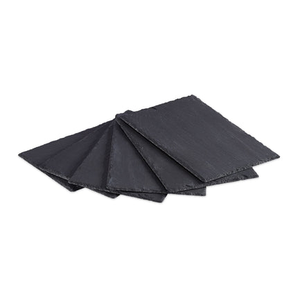 Slate tiles oblong in sets of 6