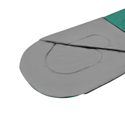 Sleeping Bag, Green-Gray, Size L, Lightweight