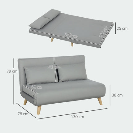 Rozkládací sametové křeslo s lůžkem, polohovatelné, nosnost 250 kg, šedá