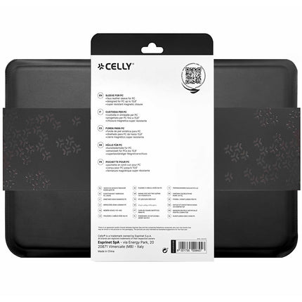 Pouzdro na notebook 16" umělá kůže černá