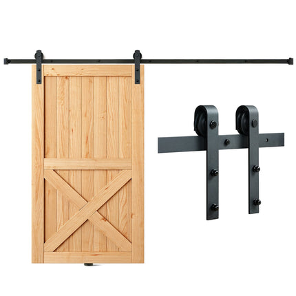 Sliding Barn Door Hardware Kit, 10ft Track, 330lb