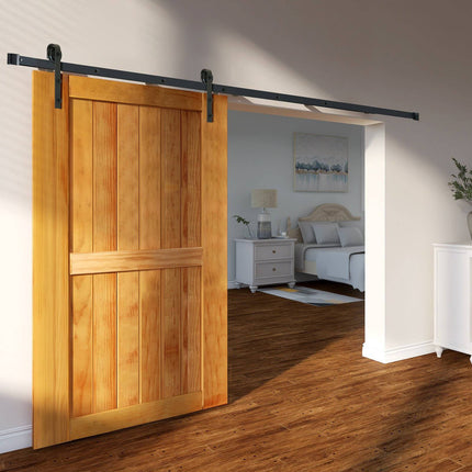 Sliding Barn Door Hardware Kit, 10ft Track, 330lb