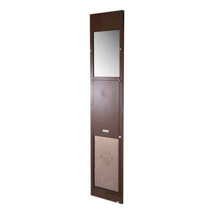 Sliding Glass Dog Door Insert, Adjustable Height, XL Flap, Lock