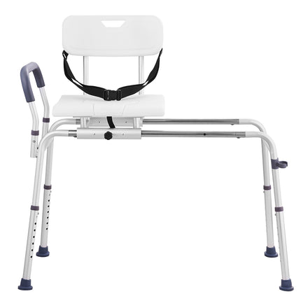 Sliding Tub Transfer Bench, Height Adjustable, 400 Lb Capacity