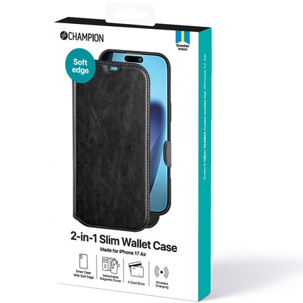 Úzké pouzdro peněženka 2v1 pro iPhone Air