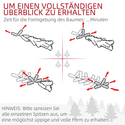 Úzký umělý vánoční stromek, zelená, 195 cm, do interiéru