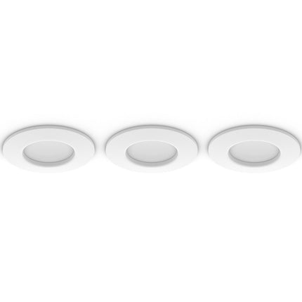Úzký downlight S 90mm White and Color Ambiance bílá, 3 ks