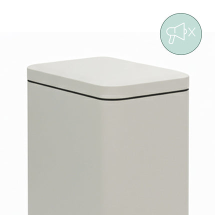 Schlanker Treteimer, 10L – Bad- & Küchenabfalleimer