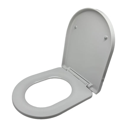 Duroplastové WC sedátko se zpomalovacím sklápěním, snímatelné, univerzální