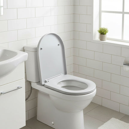 Duroplastové WC sedátko se zpomalovacím sklápěním, snímatelné, univerzální