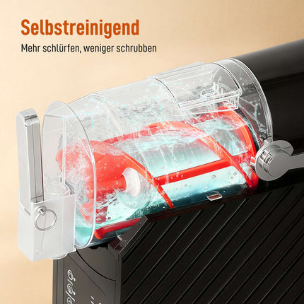 Slush-Maschine, schnelle Kühlung, 2,4 l Fassungsvermögen, Schwarz