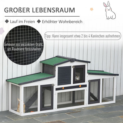Small animal house, double-decked spruce, weatherproof roof