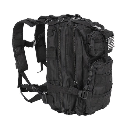 Malý černý turistický batoh 23089