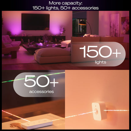 Chytré LED žárovky E27 1100lm, bílá a barevná, 2 ks s můstkem