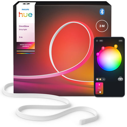 Intelligenter LED-Lichtstreifen, Weiß & Farbe, 3m Länge