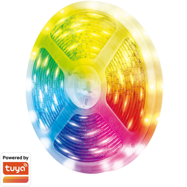 Chytrý RGB+CCT (RGB + teplá-studená bílá) světelný pásek 5m WiFi Tuya