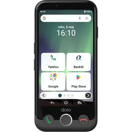 Chytrý telefon 4G Aurora A11 grafitová šedá