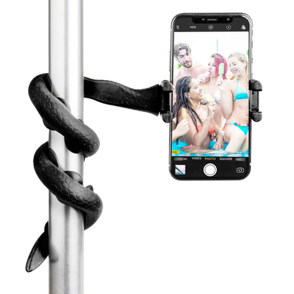 Flexibilní selfie tyč Snake černá
