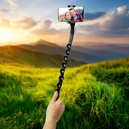 Flexibilní selfie tyč Snake černá