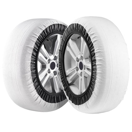 Snow Tire Socks, Elastic Straps, Large, Pack of 2