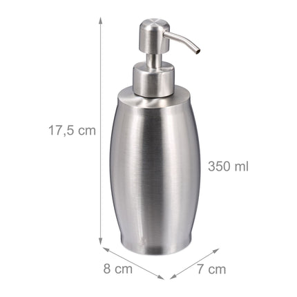 Dávkovač mýdla z nerezové oceli 350 ml