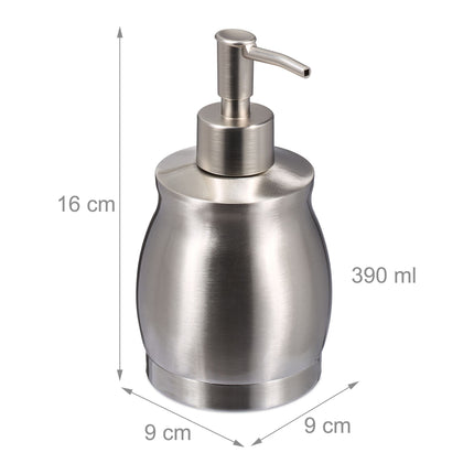 Seifenpumpe aus Edelstahl 390 ml