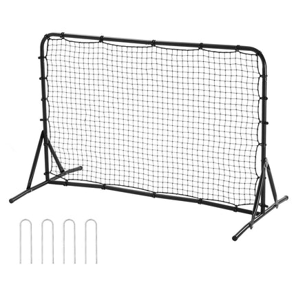 Soccer Rebound Trainer 6x4 Ft, Double-Sided Net