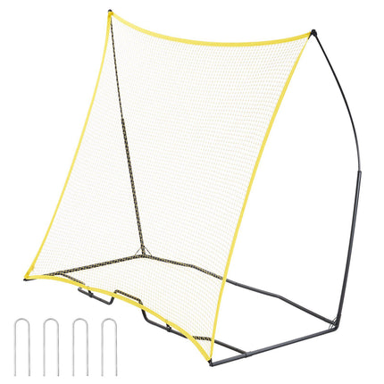 Soccer Rebounder Net 7x7 Ft, Portable, Carry Bag