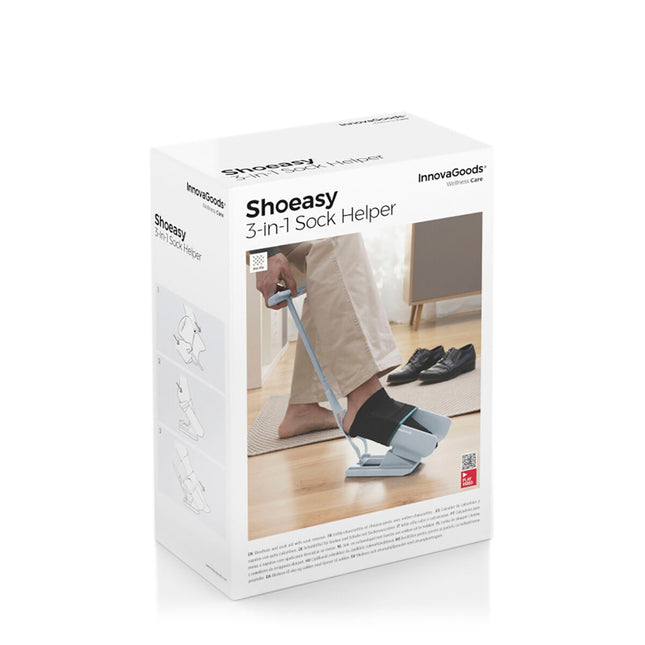 Pomůcka na obouvání ponožek a lžíce na boty s vyzouvačem ponožek Shoeasy InnovaGoods