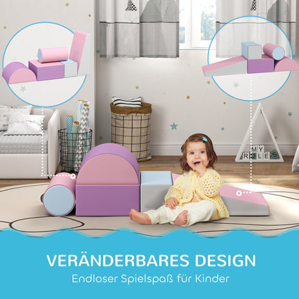 Obří pěnové stavební kostky, umělá kůže, 1-3 roky