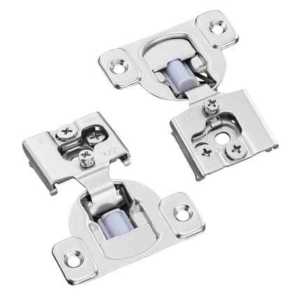 Soft Close Cabinet Hinges, 60 Pack, Partial Overlay, 105° Opening