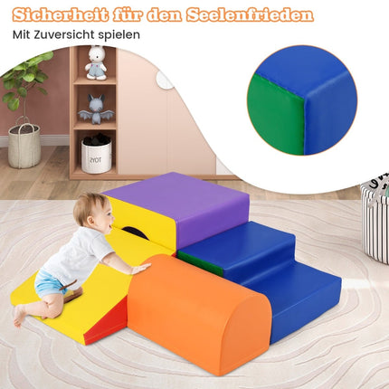 Sada měkkých pěnových lezeckých kostek – 4 kusy pro děti