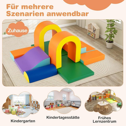 Měkké pěnové lezecké kostky pro batolata – sada 10 ks
