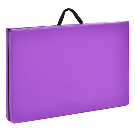 Měkká podložka na cvičení gymnastická podložka jóga podložka skládací podložka gymnastická podložka 180x60x4cm - fialová