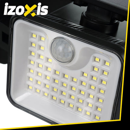 Solární zahradní lampa 180 LED s pohybovým senzorem, IP65