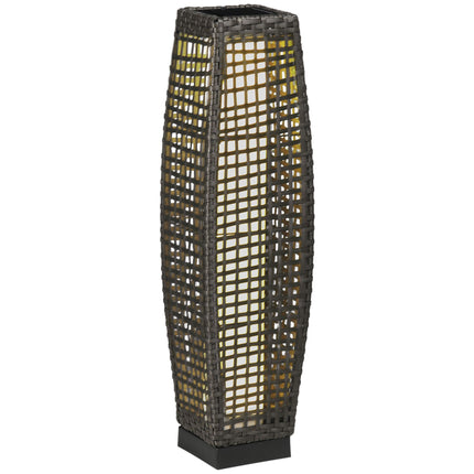 Solární zahradní lucerna, LED, ratanový design, automatické zap/vyp