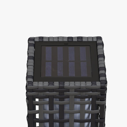 Vodotěsné ratanové solární cestové světlo, LED lampa s automatickým senzorem