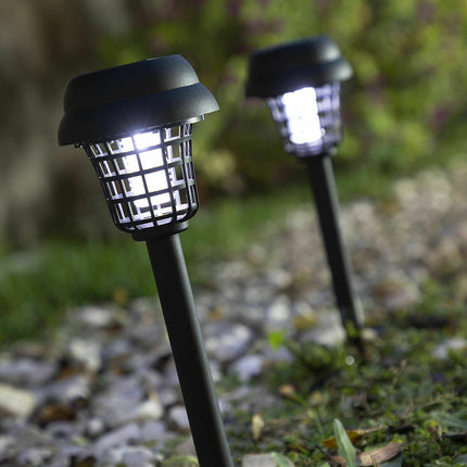 Solar Mosquito Killer Garden Lamp InnovaGoods, 4 Pack, UV, IP44
