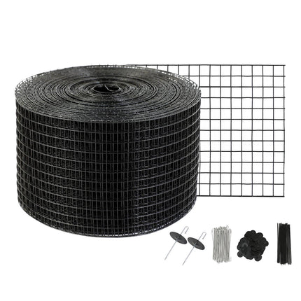 Solar Panel Bird Guard Mesh Roll, 8 in x 100 ft, PVC Coated
