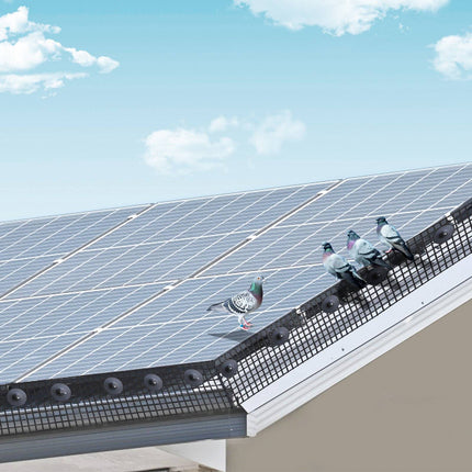 Solar Panel Bird Guard Roll 6in x 100ft, 60 Fasteners