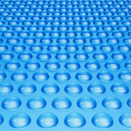 Solar Pool Cover 24 x 12 Ft, 12 Mil Blue PE Blanket