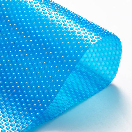 Solar Pool Cover 28 x 14 Ft Rectangle, 16 Mil Blue