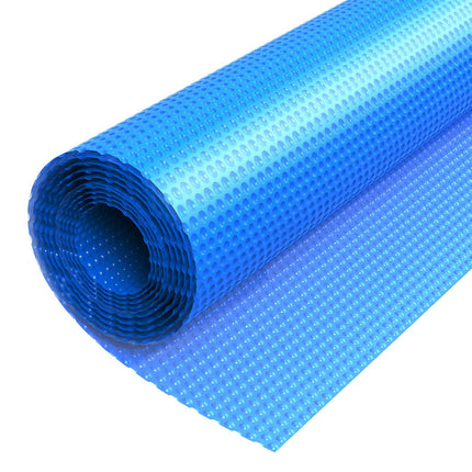 Solar Pool Cover 36 x 18 ft, 8 Mil Bubble PE Blue