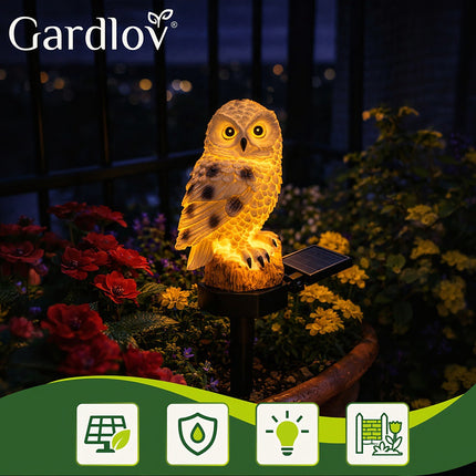 Solární zahradní lampa - sova Gardlov 23847