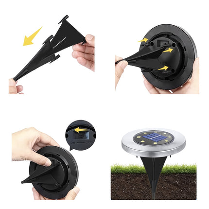 Solární zahradní světla - 12 ks Gardlov 24001