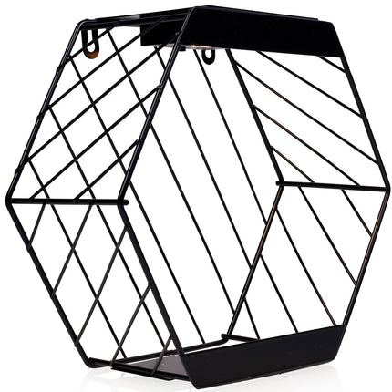 Solární LED nástěnná lampa s poličkou na květiny v květináči