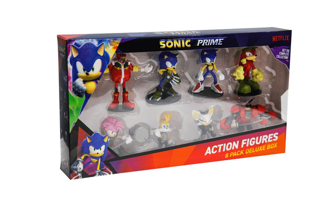 Kloubové akční figurky Sonic 8 ks 7,5 cm