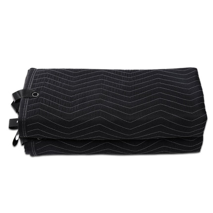 Sound Dampening Blanket 96 x 80 in, Grommets, Black