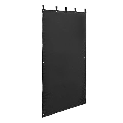 Soundproof Blanket with Grommets, 80 x 48 in, Black