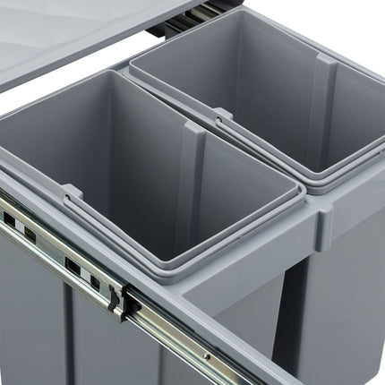 Source sorting with 3 waste bins